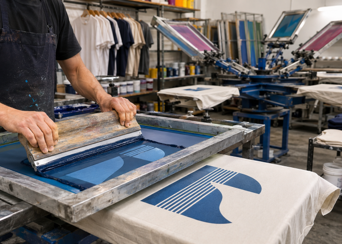 O que é silk screen e onde essa técnica é usada?